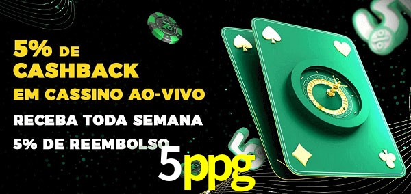 Promoções do cassino ao Vivo 5ppg